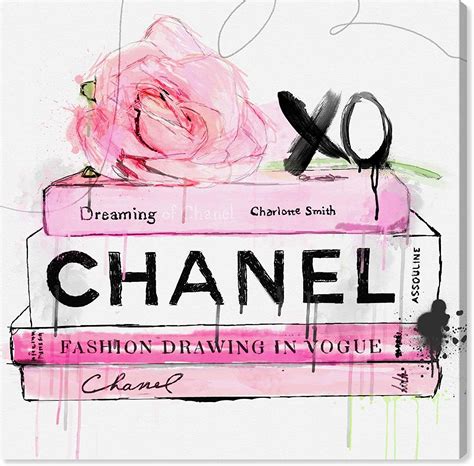 oliver gal chanel canvas|Oliver Gal 'Dripping Roses and Chanel' The Floral and Botanical .